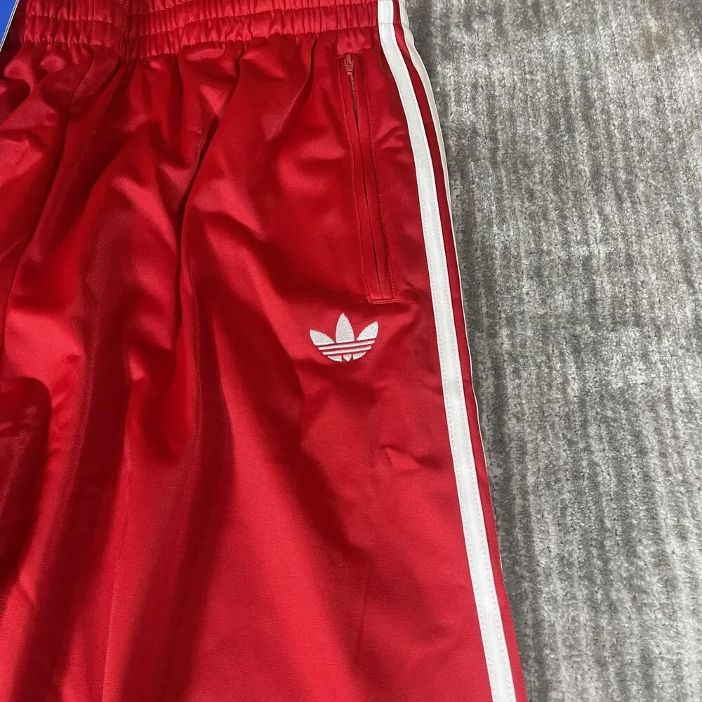 Adidas Originals Firebird Track Suit Mens XL Red 3-Stripes KD8307 KD8319